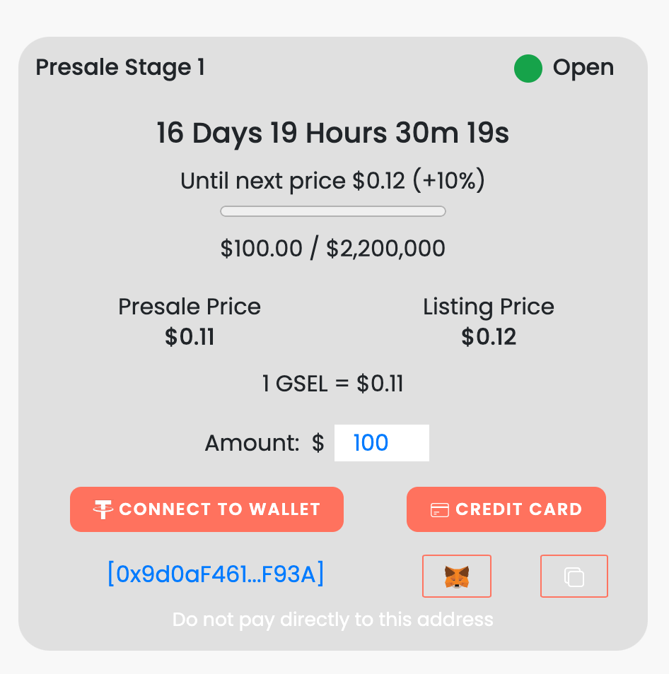 presale